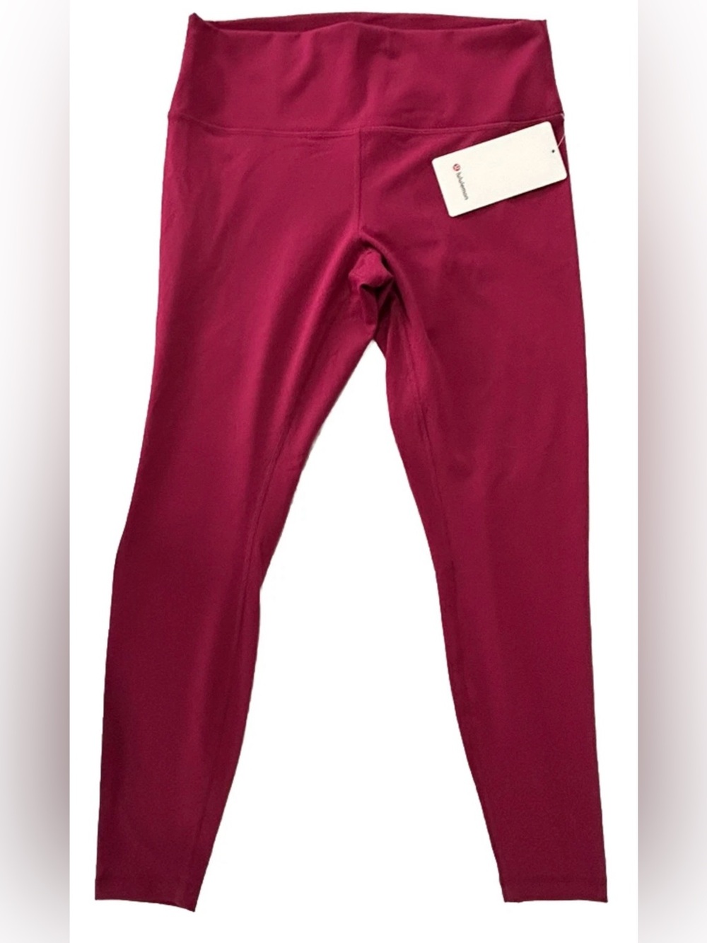 NEWT LULULEMON SIZE 14 WUNDER TRAIN HI RISE 28”L PANT AUTHENTIC POMEGRANATE $98